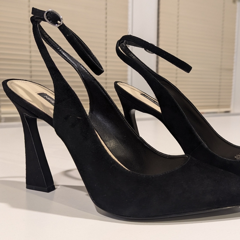 Nine West Tabita Strappy Sculptural Heels
